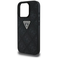 Θήκη Guess Grained Hot Stamp 4G Triangle Metal για iPhone 16 Pro Max