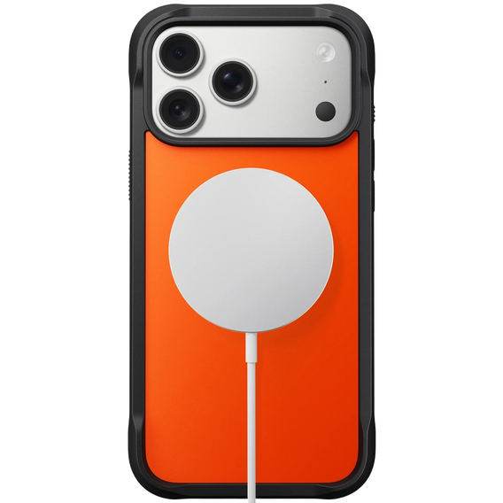 Θήκη Nomad για iPhone 17 Pro Max, ανθεκτική θήκη MagSafe, πορτοκαλί