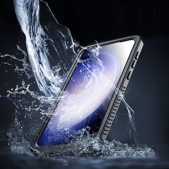 Αδιάβροχη θήκη IP68 για το Samsung Galaxy S23 Plus, μαύρη