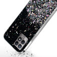 Θήκη για Realme 8i, Glittery, μαύρη