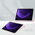 Θήκη για Samsung Galaxy Tab S10 Lite / S10 FE / S9 FE, Smartcase Hybrid, με χώρο για γραφίδα, ροζ