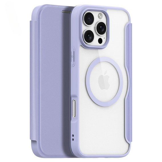 Dux Ducis Θήκη για iPhone 16 Pro, Skin X Pro, MagSafe, μωβ