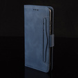 Θήκη με πτερύγιο για Realme GT 7 / 7T, Card Slot, σκούρο μπλε