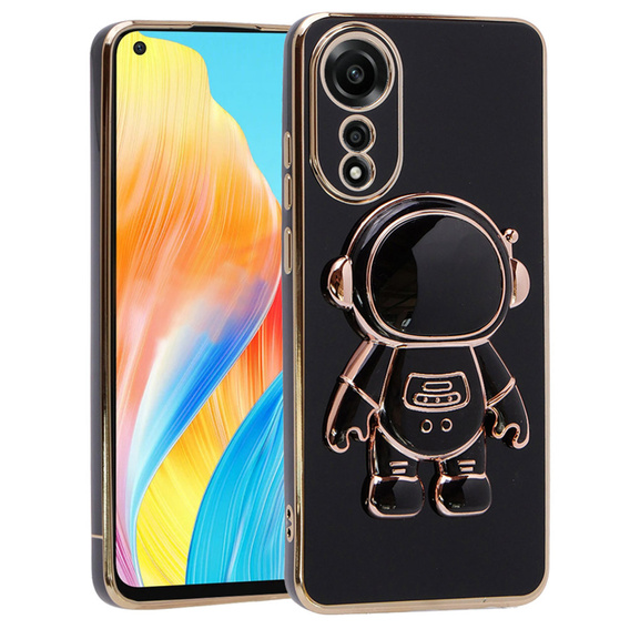 Θήκη για Oppo A78 4G, Astronaut, μαύρη