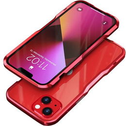 Θήκη LUPHIE για iPhone 13 Mini, Armor Bumper, κόκκινη