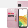 θήκη CASEME για Samsung Galaxy A33 5G, Waxy Textured, ροζ