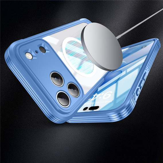 Αδιάβροχη θήκη με γυαλί, για MagSafe για iPhone 17 Pro Max