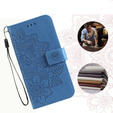 Θήκη με πτερύγιο για Xiaomi Redmi 13C / Poco C65, Mandala Flower, μπλε