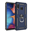 θωρακισμένη θήκη για Samsung Galaxy A20E, Nox Case Ring, μπλε