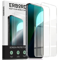 2x Μετριασμένο γυαλί ERBORD 9H Hard Glass στην οθόνη για iPhone 16 Pro