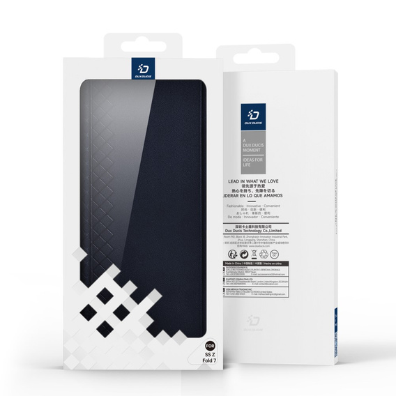Θήκη Dux Ducis για Samsung Galaxy Z Fold7 5G, Bril, μπλε