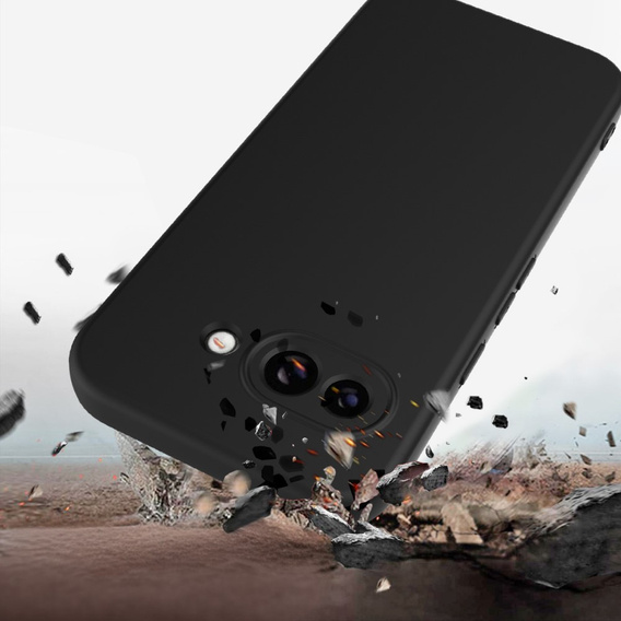 Θήκη για Google Pixel 9A, Silicone MagSafe, μαύρη