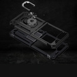 θωρακισμένη θήκη για Samsung Galaxy Z Flip7 FE / Z Flip6, Nox Case Ring, μαύρη