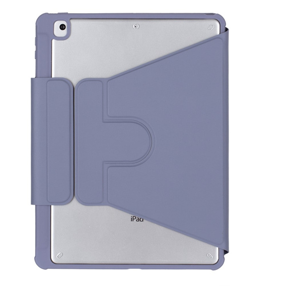 Θήκη πληκτρολογίου για iPad 11" 2025 A16 (11 gen.) / iPad 10.9" 2022 (10 gen.), Rotary 360° Leather, μωβ