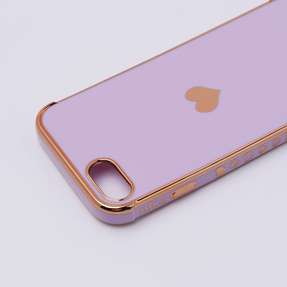 Θήκη για iPhone 7/8/SE 2020/SE 2022, Electro heart, μωβ