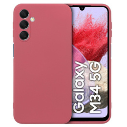 Θήκη για Samsung Galaxy M34 5G, Silicone Lite, κόκκινη