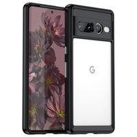 Θήκη για Google Pixel 7 Pro 5G, Fusion Hybrid, με προστασία κάμερας, διαφανής / μαύρη