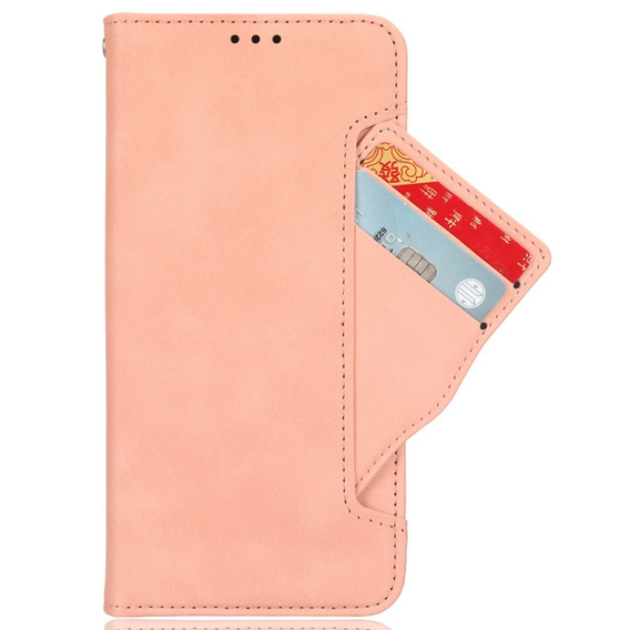 Θήκη με πτερύγιο για TCL 40 NxtPaper, Card Slot, ροζ