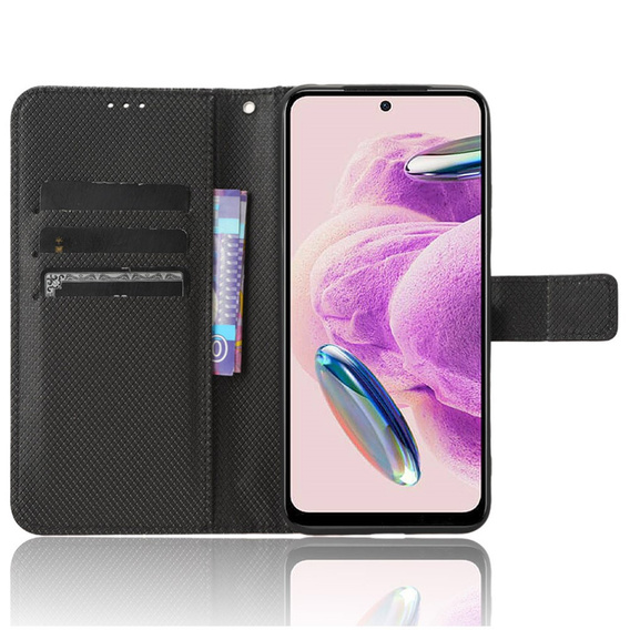 Θήκη με πτερύγιο για Xiaomi Redmi Note 12S 4G, Wallet Smart Magnet, μαύρη