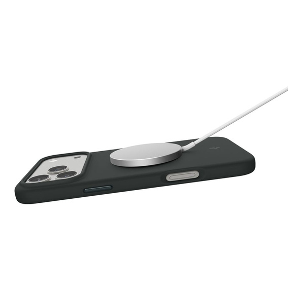 Θήκη Spigen για iPhone 17 Pro, σιλικόνη MagSafe, πράσινο της αβύσσου