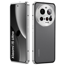 Θήκη για Xiaomi 15 Ultra, Frame Case, ασημένια