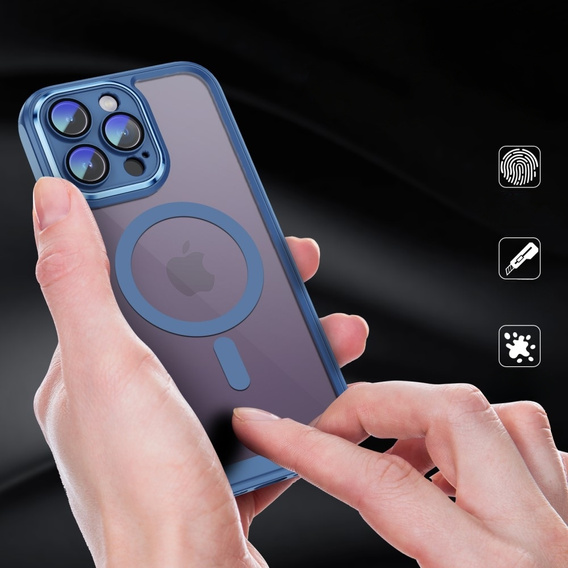 Θήκη για iPhone 14 Pro, ERBORD Impact Guard, MagSafe, μπλε