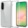 θήκη Spigen για Samsung Galaxy A56 5G, Ultra Hybrid, διαφανής + μετριασμένο γυαλί 9H