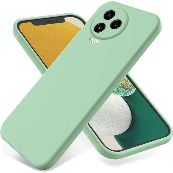 Θήκη για Infinix Note 12 Pro 4G / Note 12 2023, Silicone Lite, πράσινη