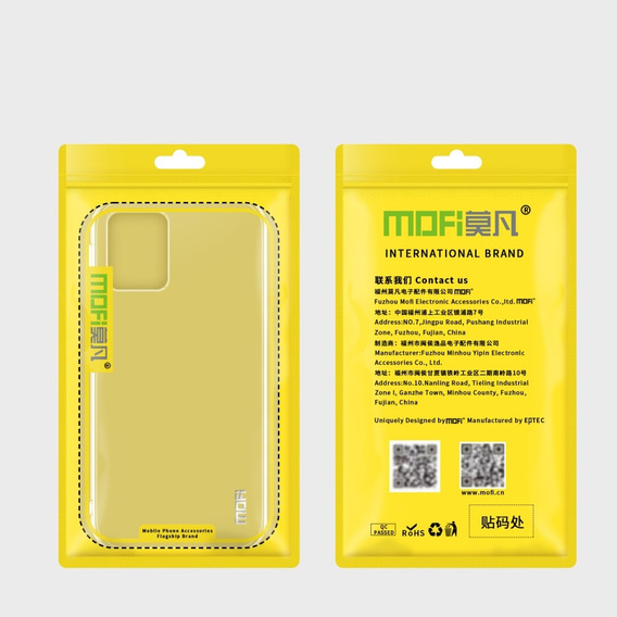 Θήκη MOFI για Motorola Moto G13 / G23 4G, λεπτή, διαφανής