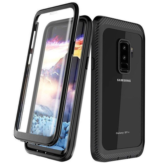 Θήκη για Samsung Galaxy S9+ Plus, Shockproof, με μεμβράνη, μπλε