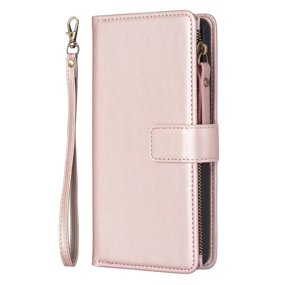 Θήκη με πτερύγιο για Samsung Galaxy A25 5G, Wallet Zipper Pocket, μαύρη