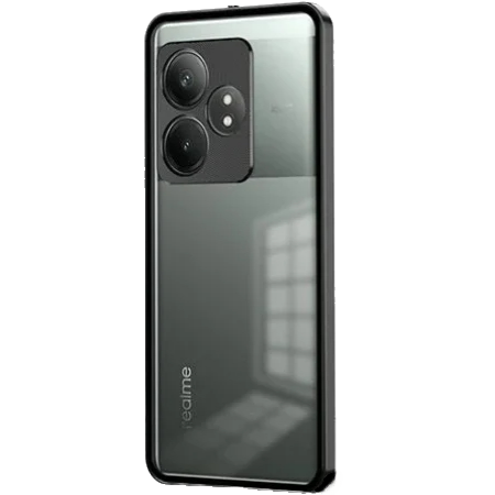 Θήκη για Realme GT 6 / 6T, Frame Case, μαύρη