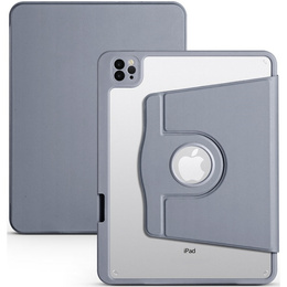 Θήκη για iPad Pro 11" 2022/2021/2020 (4/3/2 gen.), με υποδοχή γραφίδας, περιστρεφόμενη κατά 360°, μωβ