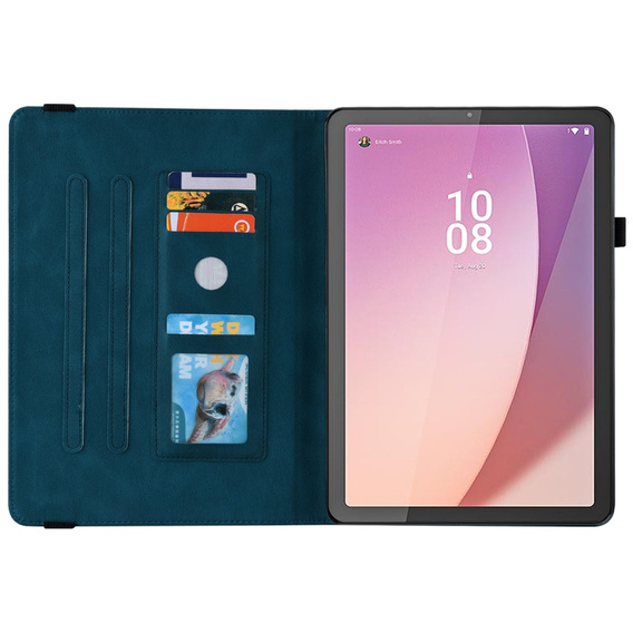 θήκη για το Lenovo Tab M9, Butterfly, μπλε