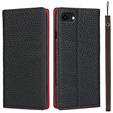 Δερμάτινη θήκη για iPhone 7/8/SE 2020/SE 2022, ERBORD Grain Leather, μαύρη