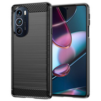 Θήκη για Motorola Edge 30 Pro, Carbon, μαύρη