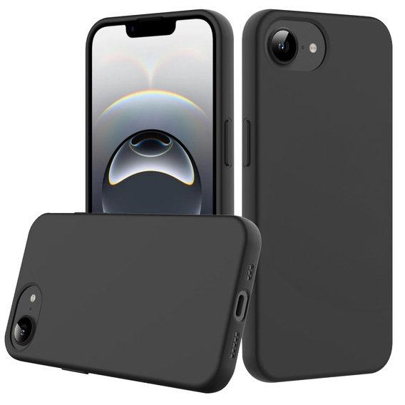 Θήκη για iPhone 16e, Silicone MagSafe, μαύρη