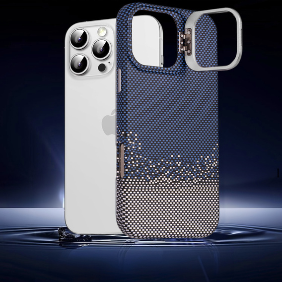 Θήκη για iPhone 16 Pro, Πλαίσιο Kickstand, για MagSafe, Sand Blue