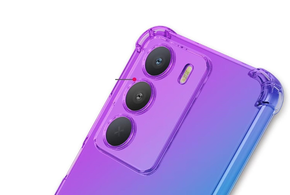 θήκη για το Realme 14X / Realme C75, Gradient Dropproof, Μωβ / μπλε