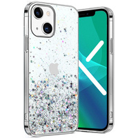 Θήκη για iPhone 13, Glittery, διαφανής