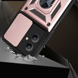 Θήκη για Motorola Moto G14, CamShield Slide, ροζ rose gold