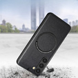 Θήκη για Samsung Galaxy S23, Leather Hybrid MagSafe, μαύρη