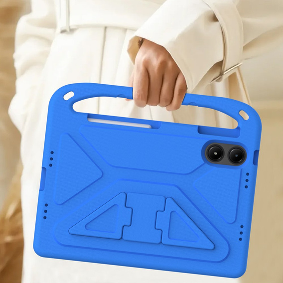 θήκη για παιδιά για Xiaomi Redmi Pad Pro / Xiaomi Poco Pad, με λαβή, μπλε