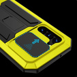 Θωρακισμένη θήκη για Samsung Galaxy S23 Plus, R-JUST CamShield Slide, κίτρινη