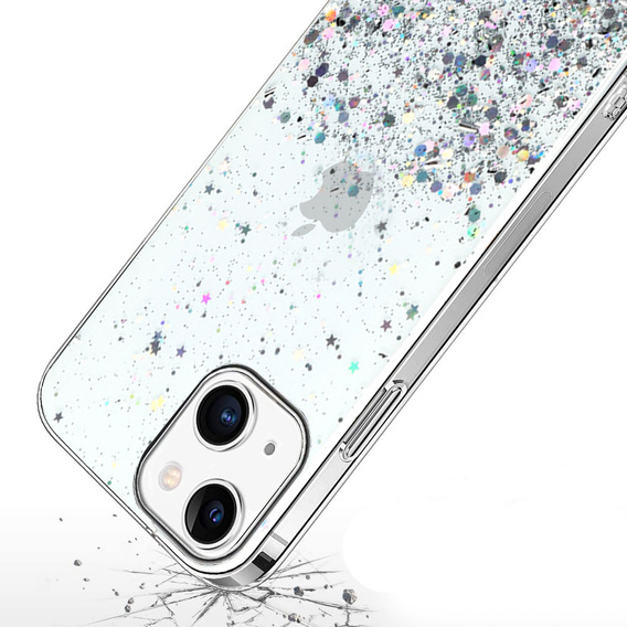 Θήκη για iPhone 13 Mini, Glittery, μπλε