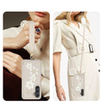 θήκη για Samsung Galaxy A55 5G, Leather Flower Card Slot, μπεζ