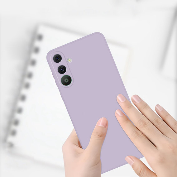 Θήκη για Samsung Galaxy A36 5G, Silicone Lite, μωβ