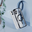 Θήκη για iPhone 16, Electro MagSafe, μαύρη + Γυαλί για την οθόνη