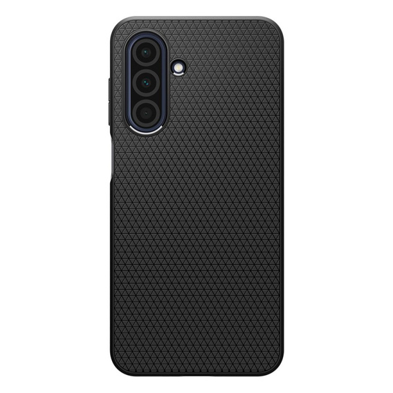 θήκη Spigen για Samsung Galaxy A26 5G, Liquid Air, μαύρη + μετριασμένο γυαλί 9H
