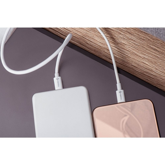Καλώδιο USB-C προς USB-C Forcell F-Energy για γρήγορη φόρτιση QC4.0 PD 5A 100W 2 m